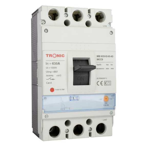 Buy Tronic MB 0630-03-65-AD  Adjustable Type  MCCB Breaker in [storefront]