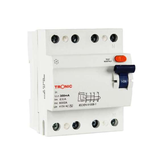 Buy Tronic MC RC06 100Amps RCCB Four Pole in [storefront]