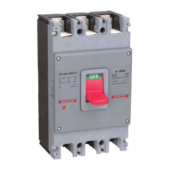 Buy Tronic MG 400L-0400-03 3 Pole 400A MG Range Mccb in [storefront]