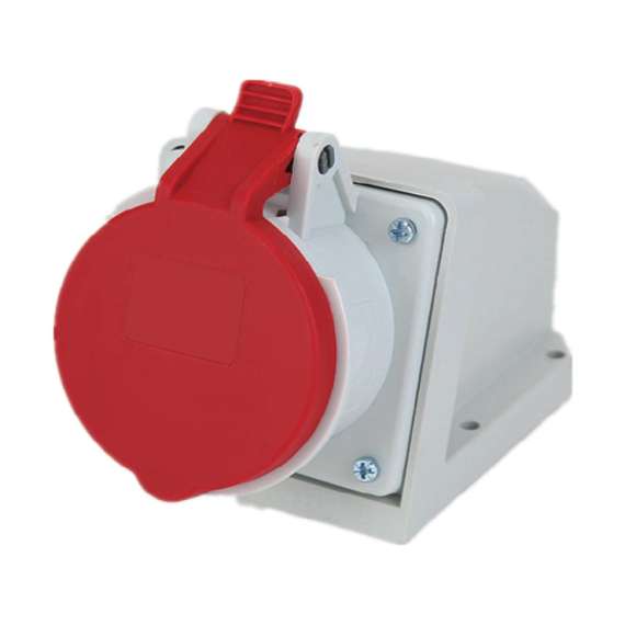 Buy Tronic PS SO5P-32-44 5pin 32Amps IP44 Industrial Wall Socket in [storefront]