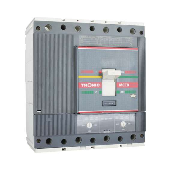 Buy Tronic TM 0400N-0400-04 400 Amps 4 Pole Adjustable MCCB in [storefront]