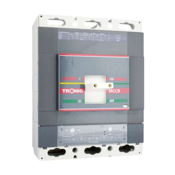 Buy Tronic TM 0800N-0800-03 800 Amps 3 Pole Adjustable MCCB in [storefront]