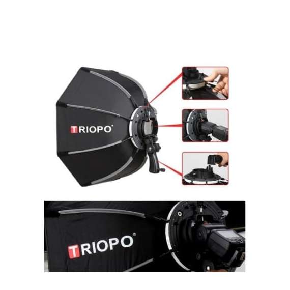 Buy Triopo 120cm  47″ Deep Octagon Umbrella Speedlite Softbox in [storefront]