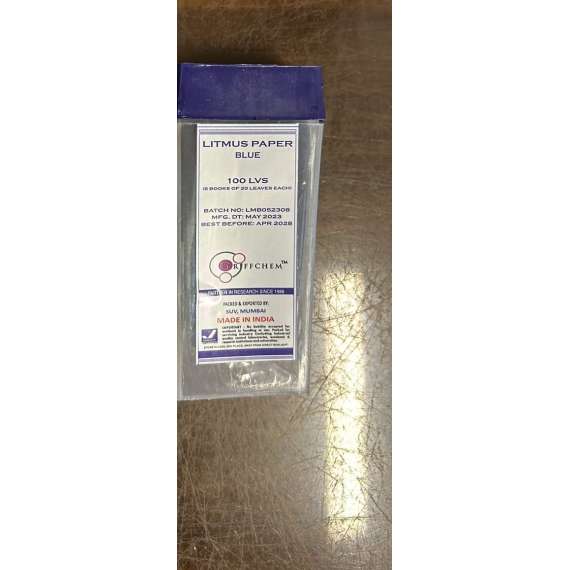 Buy Griffchem Blue Litmus Paper Pack Lab Reagent in [storefront]