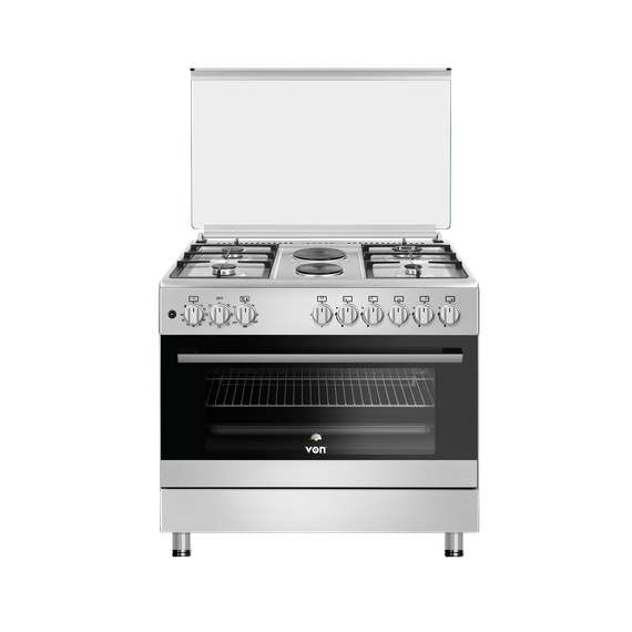 Buy Von VCF964271FFX 4 Gas  2 Electric cooker in [storefront]