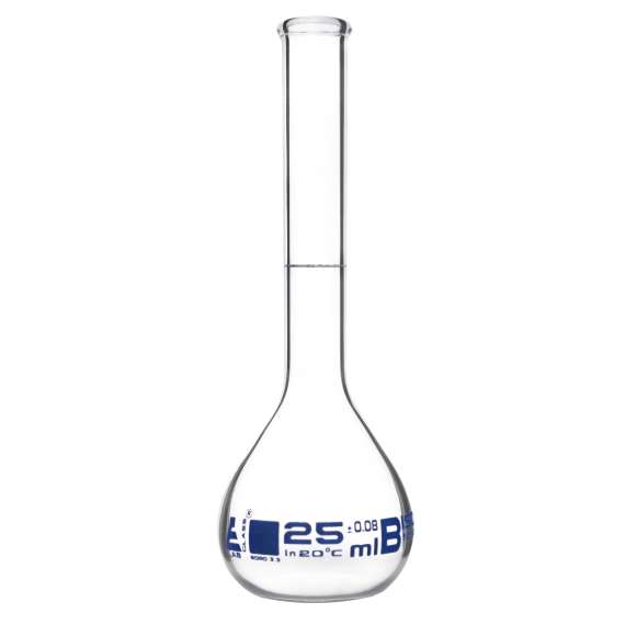 Buy Borosil 25ml Glass Volumetric Flask in [storefront]