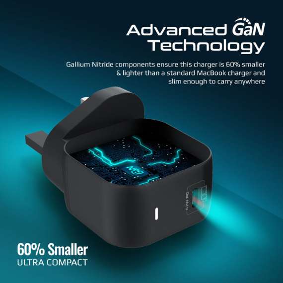 Buy Promate GaNCube-67 USB-C GaNFast Charger in [storefront]