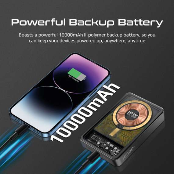 Buy Promate LucidPack-10 wireless charging 10000mAh Powerbank in [storefront]
