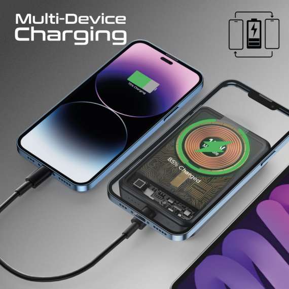 Buy Promate LucidPack-10 wireless charging 10000mAh Powerbank in [storefront]