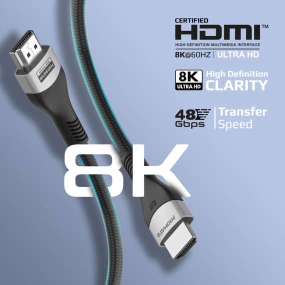 Buy Promate PrimeLink8K-300 HDMI Cable in [storefront]