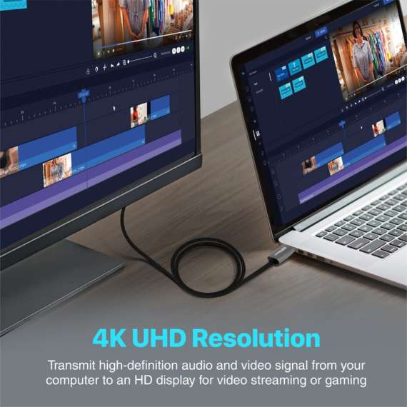 Buy Promate ProLink-DP200 DisplayPort to HDMI Cable in [storefront]