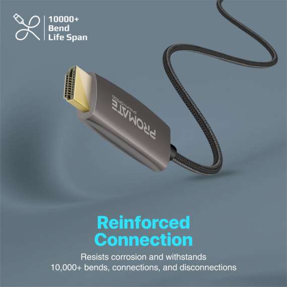 Buy Promate ProLink-DP200 DisplayPort to HDMI Cable in [storefront]