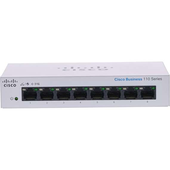 Buy Cisco CBS110-8T-D-UK 8 Port Unmanaged Gigabit Desktop Switch in [storefront]