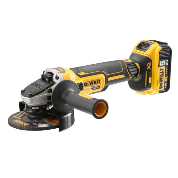 Buy Dewalt DCG405P2GB 18V 5AH 5inch Brushless Angle Grinder in [storefront]