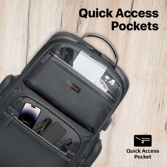 Buy Promate ElitePack-Pro 15.6Inch Lightweight Backpack Laptop Bag in [storefront]