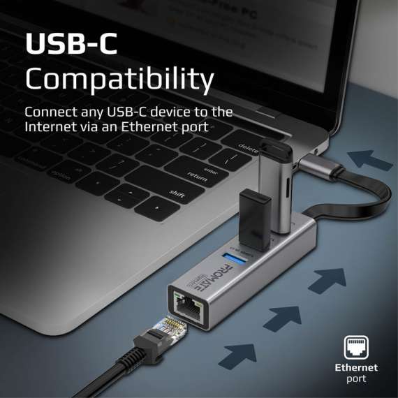 Buy Promate GigaHub-C Multi-Port USB-C Hub in [storefront]