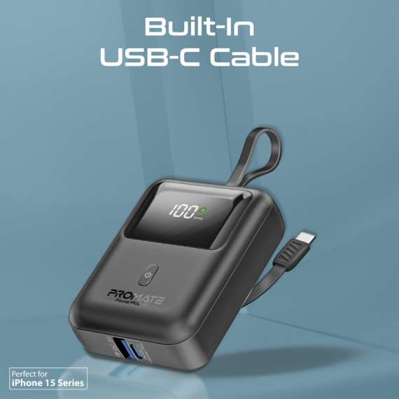 Buy Promate PowerPod-10 35W 10000mAh Powerbank in [storefront]