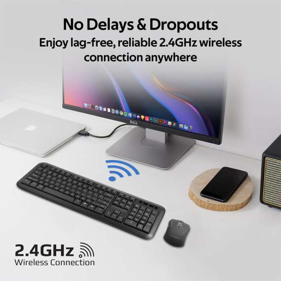 Buy Promate ProCombo-6 Dual Interface Full Size Wireless Keyboard and Mouse in [storefront]
