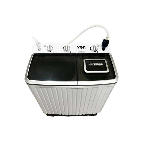 Buy Von VWM-08AHK 8KG Twin Tub Washing Machine in [storefront]