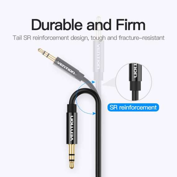 Buy Vention 3.5mm Male to 2 *3.5 female Female  0.3M Stereo Splitter Cable in [storefront]