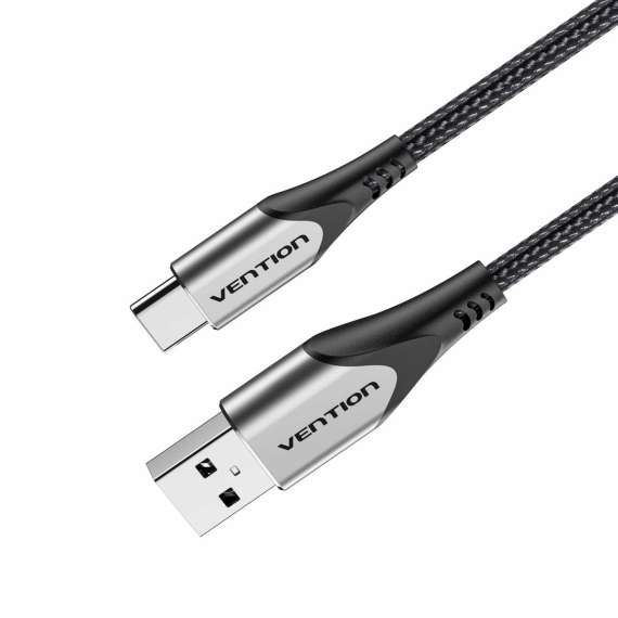 Buy Vention Cotton Braided USB 2.0 A Male to C Male 3A 2M Cable in [storefront]