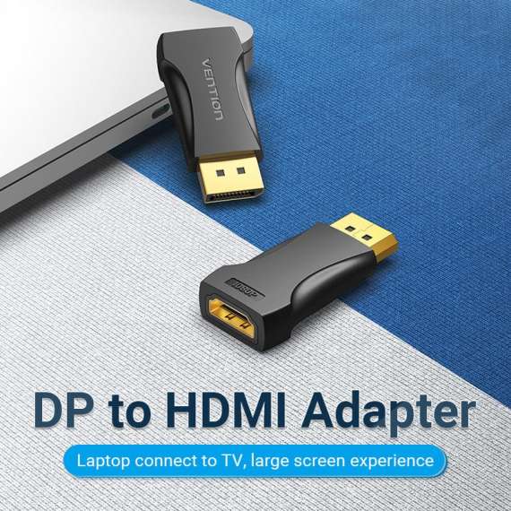 Buy Vention DisplayPort Male to HDMI Female Black Adapter in [storefront]