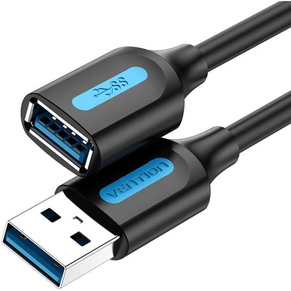 Buy Vention USB 3.0 A Male to A Female Extension 1.5M  Cable in [storefront]