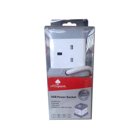 Buy Officepoint URB-8K 3 USB Extension Socket in [storefront]