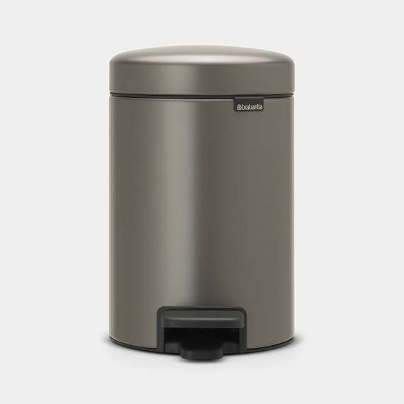 Buy Brabantia Newicon 3L Pedal Bin, Product Capacity: 3L, Product Colour: Platinum in [storefront]