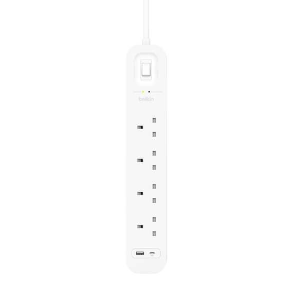 Buy Belkin Connect 4 Way Extension with Surge Protector in [storefront]