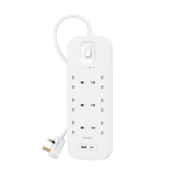 Buy Belkin Connect 6 Way Extension with Surge Protector in [storefront]
