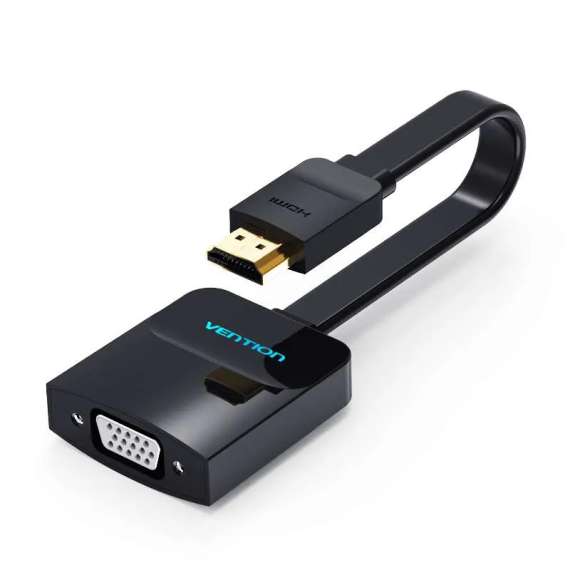 Buy Vention Flat HDMI to VGA 0.15M Converter in [storefront]