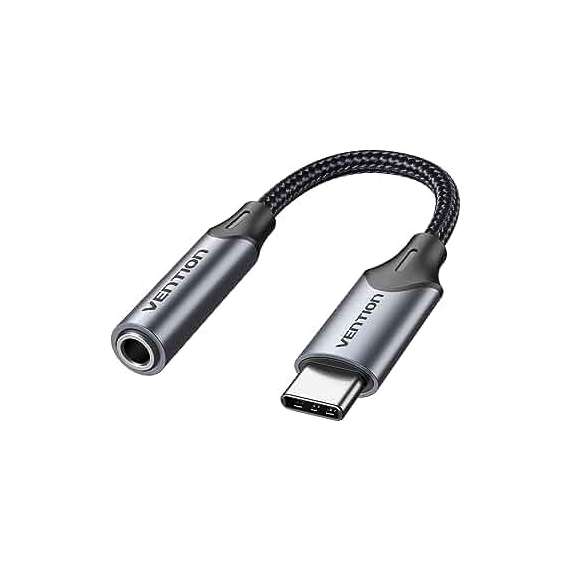Buy Vention USB C Male to 3.5MM Earphone Jack With DAC 0.1M Adapter in [storefront]