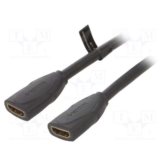 Buy Vention HDMI Female to Female Extension 0.5M Black Cable in [storefront]