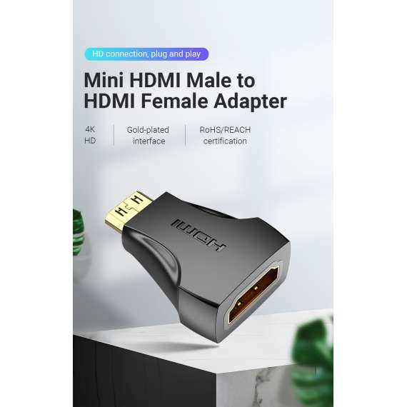 Buy Vention Mini HDMI Male To HDMI Female Adapter in [storefront]