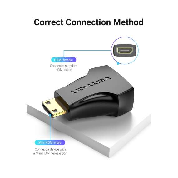 Buy Vention Mini HDMI Male To HDMI Female Adapter in [storefront]