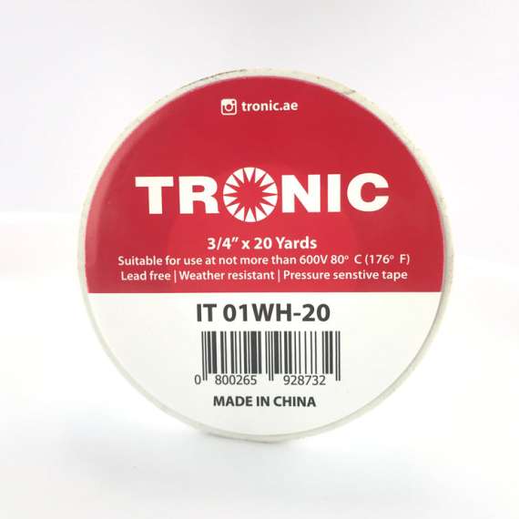 Buy Tronic IT 01WH-20 20 Yards Insulation Tape in [storefront]