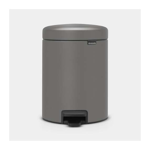 Buy Brabantia Newicon 12L Pedal Bin, Product Capacity: 12L, Product Colour: Mineral Concrete Grey in [storefront]