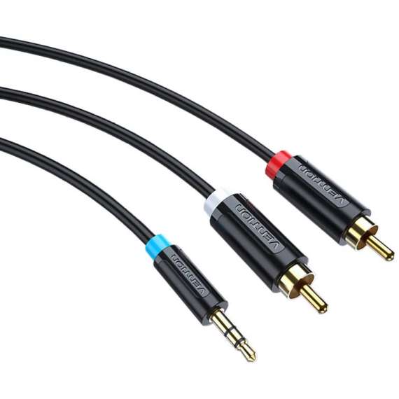 Buy Vention 3.5MM Male to 2-Male RCA Adapter 2M Cable in [storefront]