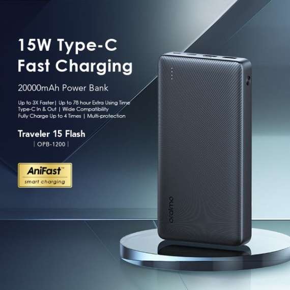 Buy Oraimo Traveler 15 Flash 20000mAh 15W Power Bank in [storefront]