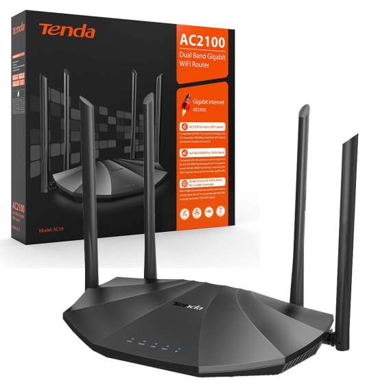 Buy Tenda AC19 Dual Band Gigabit Wi-Fi Router in [storefront]