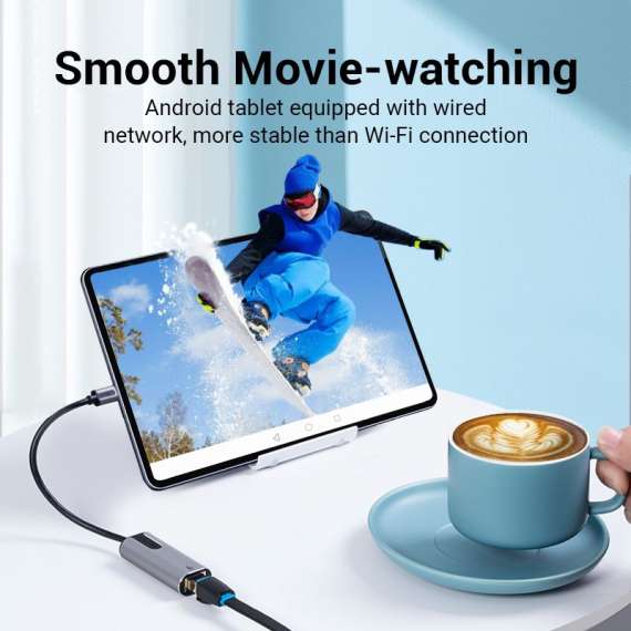 Buy Vention USB Type C to Gigabit Ethernet Adapter in [storefront]