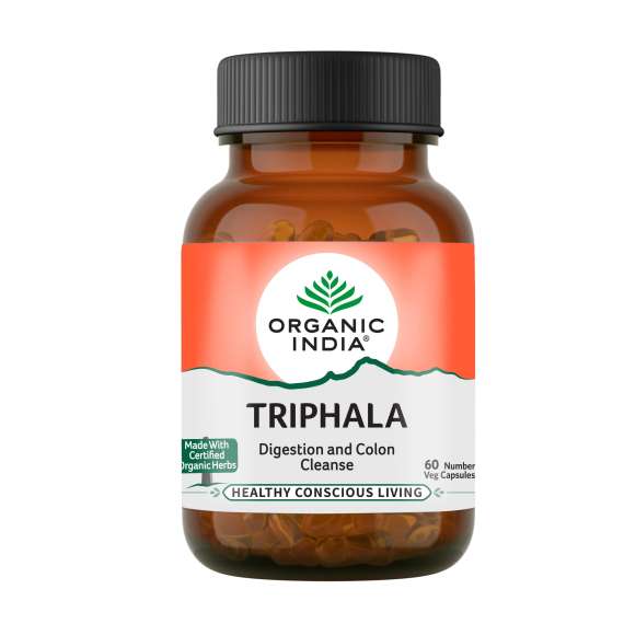 Buy Organic India Triphala 60Capsules Supplement in [storefront]