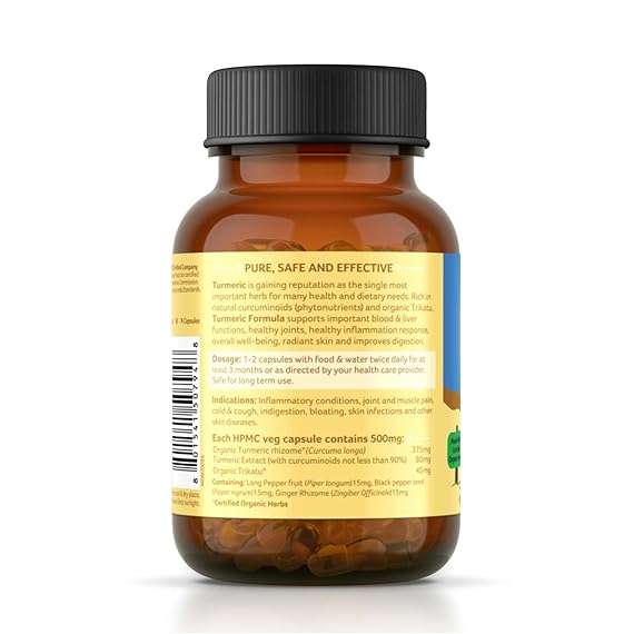 Buy Organic India Turmeric Formula 60Capsules Supplement in [storefront]