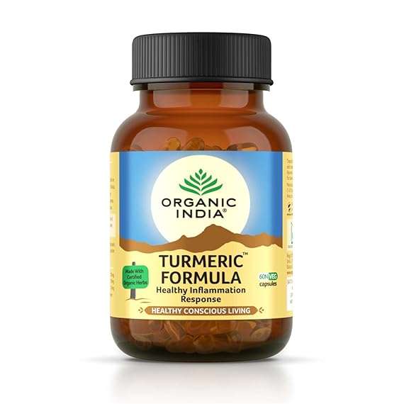 Buy Organic India Turmeric Formula 60Capsules Supplement in [storefront]