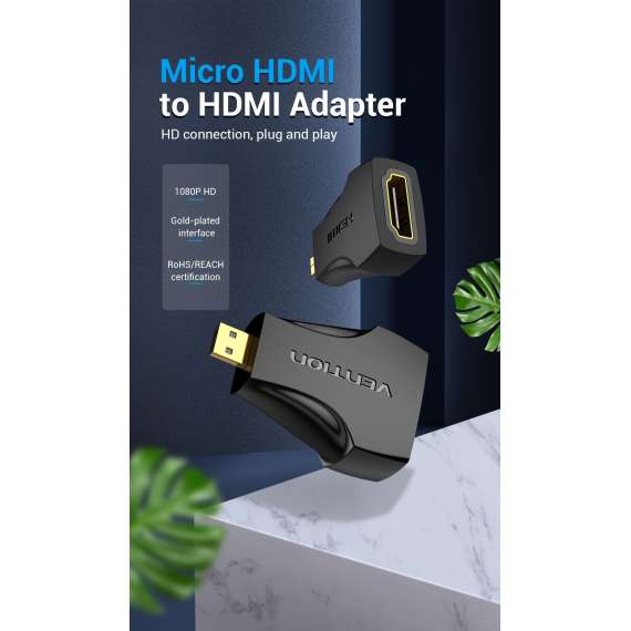 Buy Vention Micro HDMI Male to HDMI Female Adapter in [storefront]