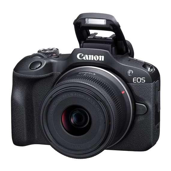 Buy Canon EOS R100 Mirrorless Camera with 18-45mm Lens and 55-210mm Lenses Kit in [storefront]