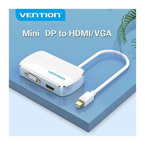 Buy Vention MINI DisplayPort  to HDMI and VGA 0.15M Converter in [storefront]