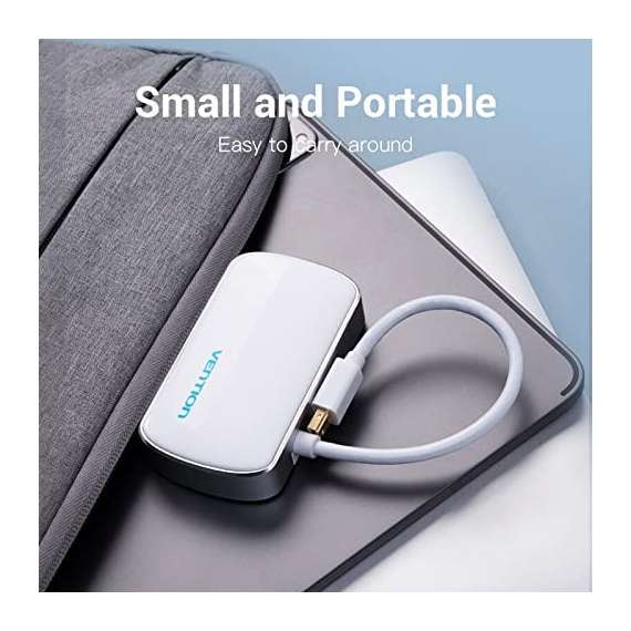 Buy Vention MINI DisplayPort  to HDMI and VGA 0.15M Converter in [storefront]