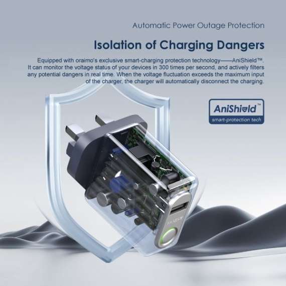 Buy Oraimo PowerShield C10 10.5W Wall Charger in [storefront]